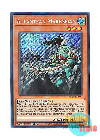 画像1: 英語版 RA04-EN009 Atlantean Marksman 海皇の狙撃兵 (シークレットレア) 1st Edition