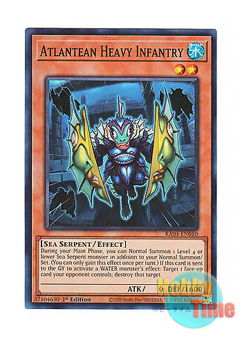 画像1: 英語版 RA04-EN010 Atlantean Heavy Infantry 海皇の重装兵 (スーパーレア) 1st Edition