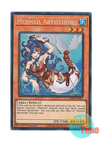 画像1: 英語版 RA04-EN011 Mermail Abysslinde 水精鱗－アビスリンデ (プリズマティックコレクターズレア) 1st Edition