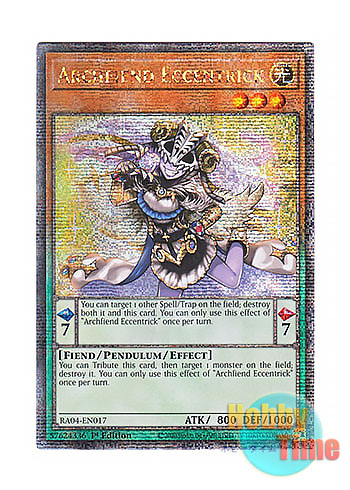 画像1: 英語版 RA04-EN017 Archfiend Eccentrick エキセントリック・デーモン (クォーターセンチュリーシークレットレア) 1st Edition