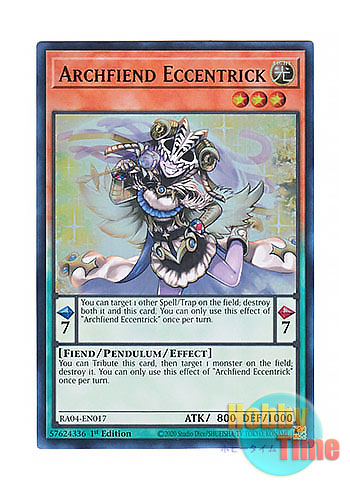 画像1: 英語版 RA04-EN017 Archfiend Eccentrick エキセントリック・デーモン (ウルトラレア) 1st Edition