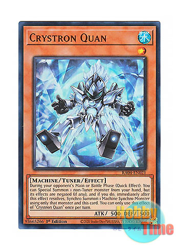 画像1: 英語版 RA04-EN021 Crystron Quan 水晶機巧－クオン (ウルトラレア) 1st Edition
