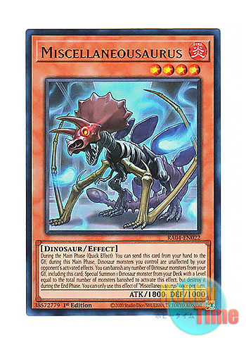 画像1: 英語版 RA04-EN022 Miscellaneousaurus 幻創のミセラサウルス (ウルトラレア) 1st Edition