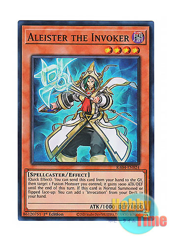 画像1: 英語版 RA04-EN024 Aleister the Invoker 召喚師アレイスター (スーパーレア) 1st Edition