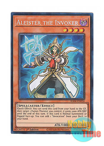 画像1: 英語版 RA04-EN024 Aleister the Invoker 召喚師アレイスター (プリズマティックコレクターズレア) 1st Edition