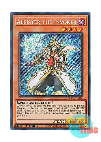画像1: 英語版 RA04-EN024 Aleister the Invoker 召喚師アレイスター (シークレットレア) 1st Edition