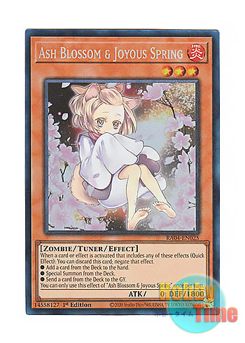 画像1: 英語版 RA04-EN025 Ash Blossom & Joyous Spring 灰流うらら (プリズマティックコレクターズレア) 1st Edition