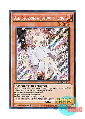 画像1: 英語版 RA04-EN025 Ash Blossom & Joyous Spring 灰流うらら (シークレットレア) 1st Edition