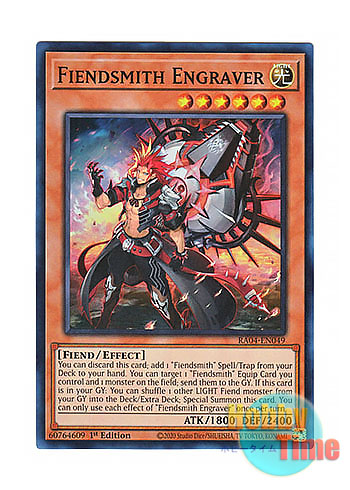 画像1: 英語版 RA04-EN049 Fiendsmith Engraver 魔を刻むデモンスミス (スーパーレア) 1st Edition