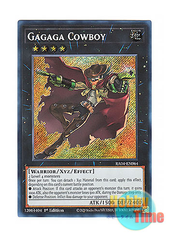 画像1: 英語版 RA04-EN064 Gagaga Cowboy ガガガガンマン (シークレットレア) 1st Edition
