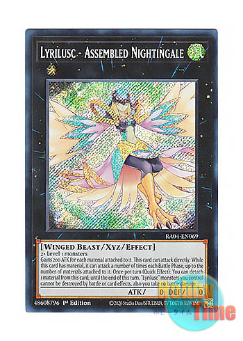 画像1: 英語版 RA04-EN069 Lyrilusc - Assembled Nightingale LL－アセンブリー・ナイチンゲール (シークレットレア) 1st Edition