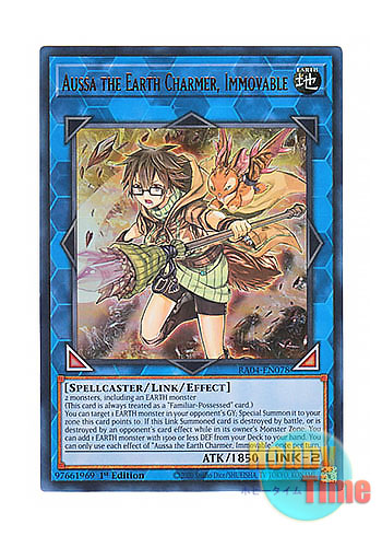 画像1: 英語版 RA04-EN078 Aussa the Earth Charmer, Immovable 崔嵬の地霊使いアウス (ウルトラレア) 1st Edition