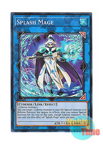 画像1: 英語版 RA04-EN080 Splash Mage スプラッシュ・メイジ (スーパーレア) 1st Edition