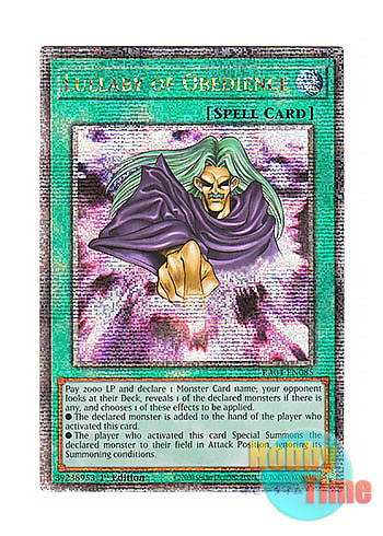 画像1: 英語版 RA04-EN085 Lullaby of Obedience 天声の服従 (クォーターセンチュリーシークレットレア) 1st Edition