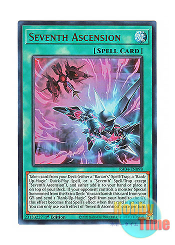 画像1: 英語版 RA04-EN098 Seventh Ascension 七皇昇格 (ウルトラレア) 1st Edition