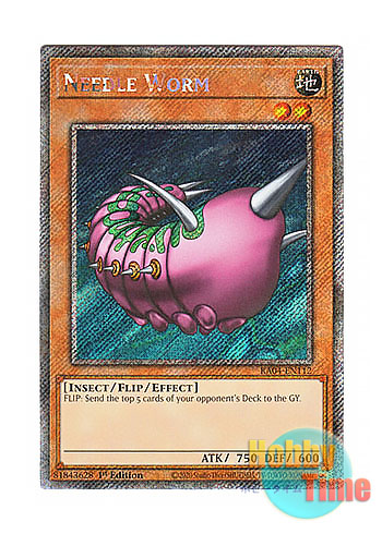 画像1: 英語版 RA04-EN112 Needle Worm ニードルワーム (プラチナシークレットレア) 1st Edition