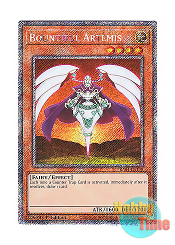 画像1: 英語版 RA04-EN130 Bountiful Artemis 豊穣のアルテミス (プラチナシークレットレア) 1st Edition