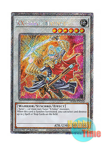 画像1: 英語版 RA04-EN140 XX-Saber Hyunlei XX－セイバー ヒュンレイ (プラチナシークレットレア) 1st Edition