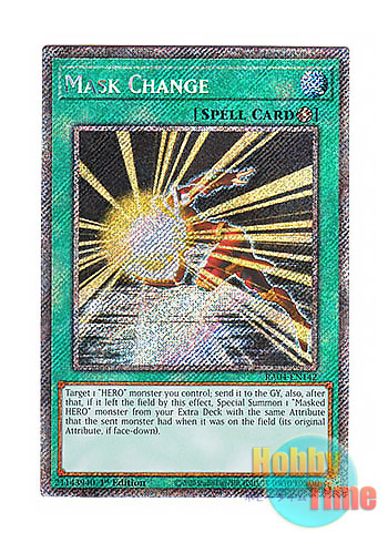 画像1: 英語版 RA04-EN142 Mask Change マスク・チェンジ (プラチナシークレットレア) 1st Edition