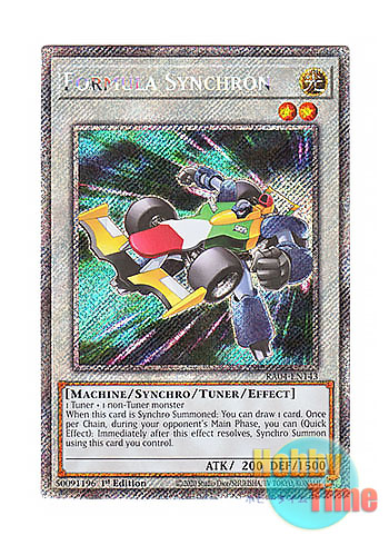 画像1: 英語版 RA04-EN143 Formula Synchron フォーミュラ・シンクロン (プラチナシークレットレア) 1st Edition