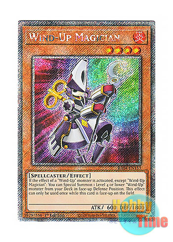 画像1: 英語版 RA04-EN153 Wind-Up Magician ゼンマイマジシャン (プラチナシークレットレア) 1st Edition