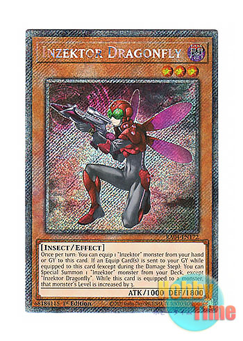 画像1: 英語版 RA04-EN172 Inzektor Dragonfly 甲虫装機 ダンセル (プラチナシークレットレア) 1st Edition