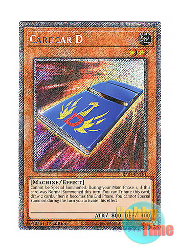 画像1: 英語版 RA04-EN181 Cardcar D カードカー・D (プラチナシークレットレア) 1st Edition