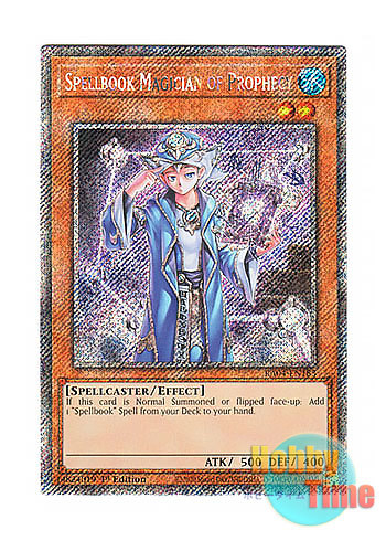 画像1: 英語版 RA04-EN183 Spellbook Magician of Prophecy 魔導書士 バテル (プラチナシークレットレア) 1st Edition
