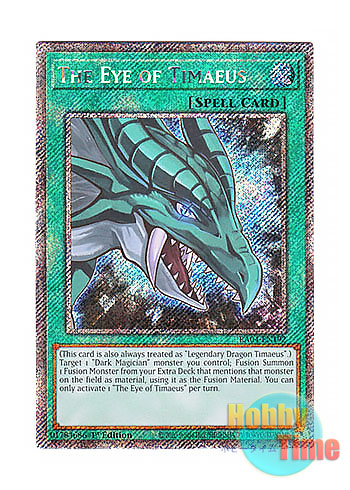 画像1: 英語版 RA04-EN192 The Eye of Timaeus ティマイオスの眼 (プラチナシークレットレア) 1st Edition