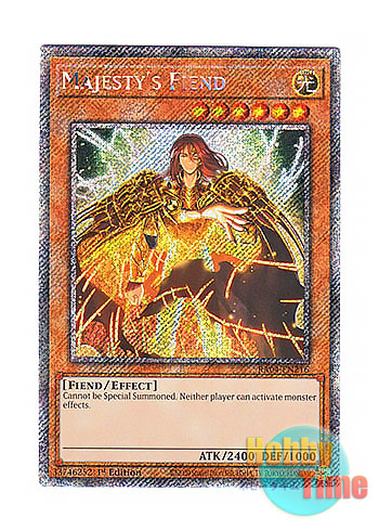 画像1: 英語版 RA04-EN216 Majesty's Fiend 威光魔人 (プラチナシークレットレア) 1st Edition