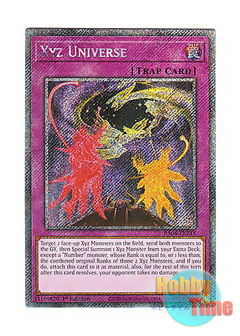 画像1: 英語版 RA04-EN218 Xyz Universe エクシーズ・ユニバース (プラチナシークレットレア) 1st Edition