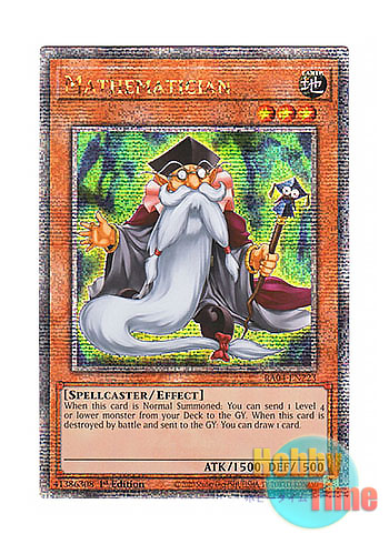 画像1: 英語版 RA04-EN223 Mathematician マスマティシャン (クォーターセンチュリーシークレットレア) 1st Edition