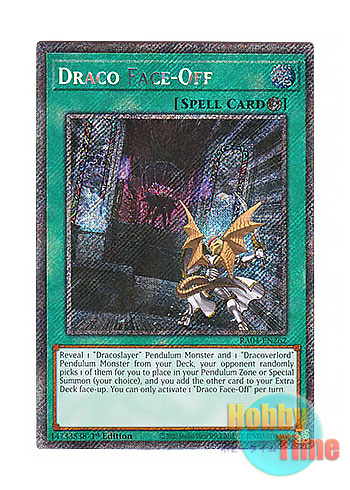 画像1: 英語版 RA04-EN262 Draco Face-Off 竜呼相打つ (プラチナシークレットレア) 1st Edition