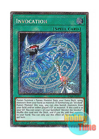 画像1: 英語版 RA04-EN281 Invocation 召喚魔術 (プラチナシークレットレア) 1st Edition