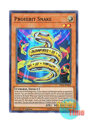 画像1: 英語版 FIGA-EN038 Prohibit Snake プロフィビット・スネーク (スーパーレア) 1st Edition