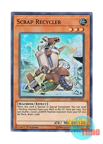 画像1: 英語版 FIGA-EN051 Scrap Recycler スクラップ・リサイクラー (スーパーレア) 1st Edition