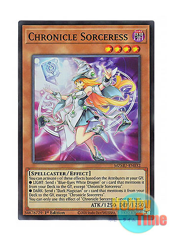 画像1: 英語版 MZMU-EN032 Chronicle Sorceress クロニクル・ソーサレス (スーパーレア) 1st Edition