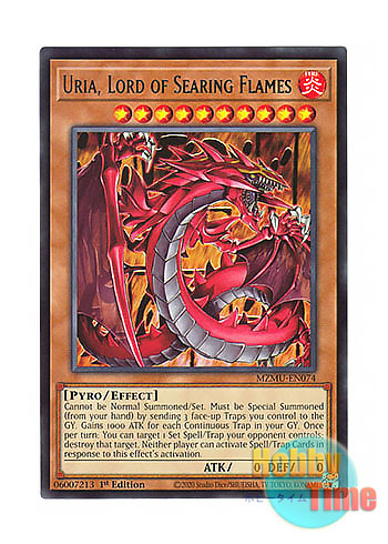 画像1: 英語版 MZMU-EN074 Uria, Lord of Searing Flames 神炎皇ウリア (レア) 1st Edition