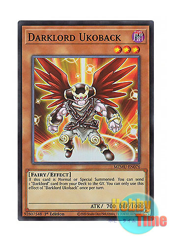 画像1: 英語版 MZMU-EN076 Darklord Ukoback 堕天使ユコバック (スーパーレア) 1st Edition