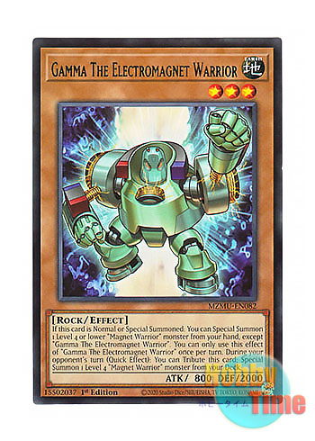 画像1: 英語版 MZMU-EN082 Gamma The Electromagnet Warrior 電磁石の戦士γ (レア) 1st Edition