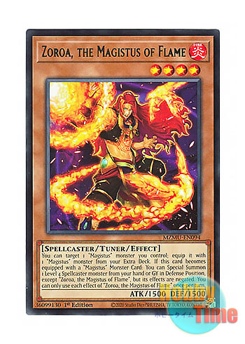 画像1: 英語版 MZMU-EN094 Zoroa, the Magistus of Flame 絶火の大賢者ゾロア (レア) 1st Edition