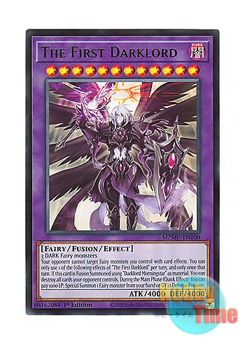 画像1: 英語版 MZMU-EN100 The First Darklord 黎明の堕天使ルシフェル (レア) 1st Edition