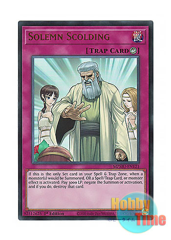 画像1: 英語版 MZMU-EN121 Solemn Scolding 神の忠告 (ウルトラレア) 1st Edition