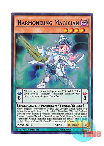 英語版 PEVO-EN010 Harmonizing Magician 調弦の魔術師 (ウルトラレア
