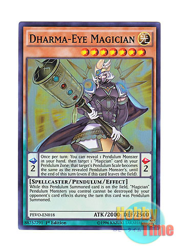 画像1: 英語版 PEVO-EN018 Dharma-Eye Magician 法眼の魔術師 (スーパーレア) 1st Edition