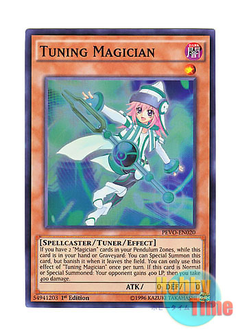 画像1: 英語版 PEVO-EN020 Tuning Magician 調律の魔術師 (スーパーレア) 1st Edition
