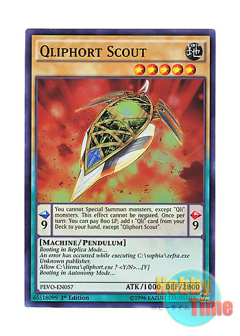 画像1: 英語版 PEVO-EN057 Qliphort Scout クリフォート・ツール (スーパーレア) 1st Edition