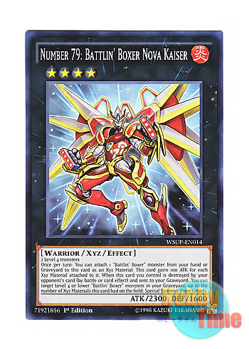 画像1: 英語版 WSUP-EN014 Number 79: Battlin' Boxer Nova Kaiser No.79 BK 新星のカイザー (スーパーレア) 1st Edition
