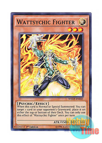 画像1: 英語版 WSUP-EN041 Wattsychic Fighter エレキック・ファイター (スーパーレア) 1st Edition