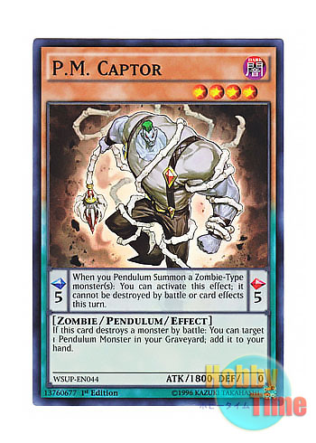 画像1: 英語版 WSUP-EN044 P.M. Captor P・M・キャプチャー (スーパーレア) 1st Edition